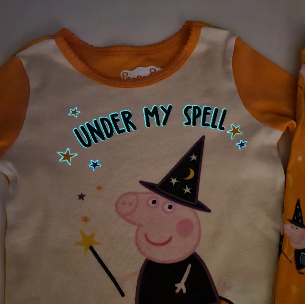 Peppa Pig two-piece Halloween pajamas size 3T